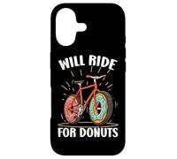 Will Ride for Donuts Bike Donut Lover Cyclist Bicycle Rider Coque pour iPhone 17