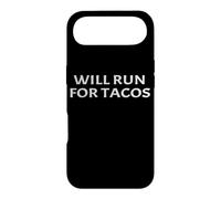 Will Run for Tacos Citation Humoristique de Course à Pied avec Dicton Humoristique Coque pour iPhone Air