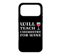 Will Teach Chemistry for Wine Funny Female Chem Teacher Blague Coque pour iPhone 17 Pro Max