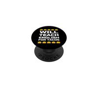 Will Teach English for Tacos Citation drôle de Professeur d'anglais PopSockets PopGrip Adhésif
