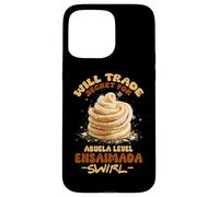 Will Trade Secret for ABUELlevel ENSAIMADA Swirl Coque pour iPhone 15 Pro Max