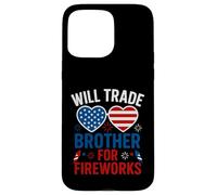 Will va échanger son frère contre un feu d'artifice pour le 4 juillet Coque pour iPhone 15 Pro Max