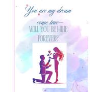 will you be my forever?- Proposal Gift and notebook with love messages.
