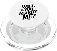 Will You Marry Me Proposition Engagement PopSockets PopGrip pour MagSafe