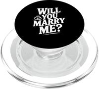Will You Marry Me Proposition Engagement PopSockets PopGrip pour MagSafe