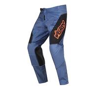 Willbros MX Pantalon de Motocross Moto Hors Route La Montagne Enduro MTB DH pour la Compétition Homme Acier Bleu XXL=38