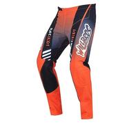 Willbros Pantalon de Motocross MX MTB BMX Enduro Moto Tout-Terrain Descente Hors Route Survêtement Homme Femmes Couleur Orange S=30