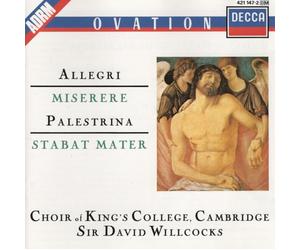 Willcocks - Allegri : Miserere (Psaume 51) - Palestrina : Stabat Mater