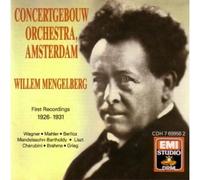 Willem Mengelberg First Recordings 1926-1931 Mahler Wagner Berlioz Mendelssohn Liszt Brahms Grieg (EMI / 1988)