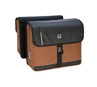 Willex Sacoche Double Double Canvas/Bisonyl Business - 40 litres Brun-Black