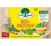 Willi Dungl Infusion Bio Éveil & Concentration - 20 sachets double chambre
