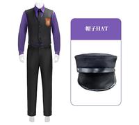 William Afton Cosplay Costume FNaF violet gars Costume cinq nuits/à Freddy's Doujin tenue Roleplay Halloween fête uniformes 5 pièces