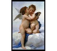 William Bouguereau 1889 Notebook Cupid and Psyche as Children