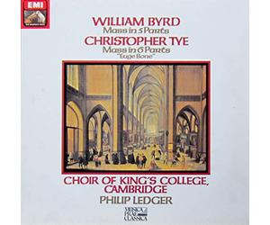 William Byrd: William Byrd Mass In 5 Parts Christopher Tye Mass in 6 parts "Eage Bone" [Vinyl]