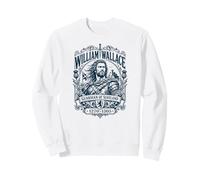 William de Wallace, Gardien de l'Écosse, Castle Navy Print Sweatshirt