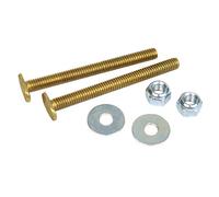 WILLIAM HARVEY Harvey 053165-N Boulons de toilette en laiton 5/16 po x 2 1/4 po