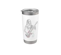 William Henry Harrison Guitare Gobelet isotherme en acier inoxydable double paroi