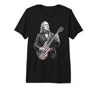 William Henry Harrison Guitare T-Shirt Haut de Gamme