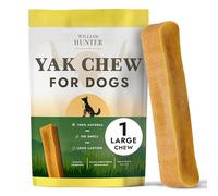 William Hunter Bâtonnets à mâcher pour Chiens au Lait de Yak de l’Himalaya - Friandises à mâcher Naturelles, durables et nutritif Fromage de Yak pour Chien (1 Grand)