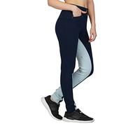 William Hunter Equestrian Pantalon d'équitation Extensible pour Femme Navy/Baby Blue 16/34''