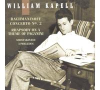 William Kapell – Rachmaninov : Concerto pour piano n° 2 ; Rhapsodie sur un thème de Paganini – Sony