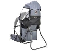 WILLIAM KENT 1733 Porte-bébé dorsal pour randonnée | À partir de 6 mois & jusqu'à 15kg | Porte-bébé tout confort bretelles molletonnées & dossier matelassé | Protection anti-humidité & canopy amovible