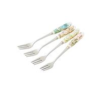 William Moris Lot de 4 fourchettes à pâtisserie assorties