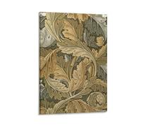 William Morris - Acanthus - Impression sur toile murale moderne pour décoration d'intérieur 60 x 90 cm
