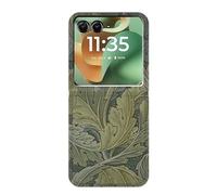 William Morris Acanthus Leaves Etui Flip Housse Cuir pour Motorola Razr 60, Razr 2025