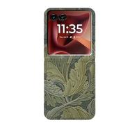 William Morris Acanthus Leaves Etui Flip Housse Cuir pour Motorola Razr 60 Ultra, Razr Ultra 2025