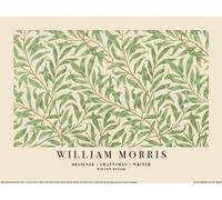 William Morris - Affiche "Willow Bough", papier PM11827 (40 cm x 30 cm) (Beige/Vert/Marron)