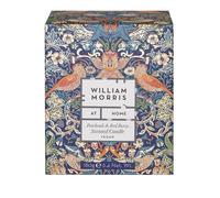 William Morris At Home Bougie parfumée Voleur de fraises, baies rouges et patchouli, 180 g infusée avec des huiles essentielles, format voyage et végétalien, cadeau beauté pour elle