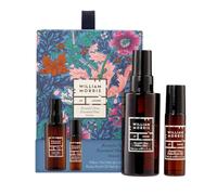 William Morris At Home Brume d'oreiller 50 ml et huile de point de pouls 10 ml, huiles essentielles apaisantes, parfum relaxant aide au sommeil, magnésium, format voyage, végétalien et adapté aux