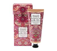 William Morris At Home Crème pour les mains au patchouli et aux baies rouges | Enrichie en beurre de karité et huiles essentielles | Sans cruauté envers les animaux et végétalien | 100 ml