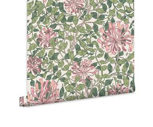 William Morris At Home Honeysuckle Blossom Papier peint intissé 10 m x 52 cm | Facile à installer et à enlever 1005 x 52 cm