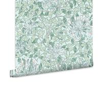 William Morris At Home Honeysuckle Breeze Papier peint intissé 10 m x 52 cm | Facile à installer et à enlever 1005 x 52 cm