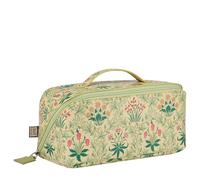 William Morris at Home Trousse de Toilette, Trousse de Toilette avec Fermeture éclair, s'ouvre à Plat, Organisateur de Maquillage, Format Voyage, végétalien et adapté aux Animaux, Cadeau pour Elle, H
