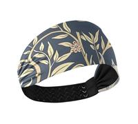 William Morris Bandeau élastique rafraîchissant Motif requin Pour yoga, sport, maquillage, randonnée