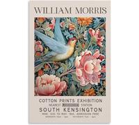 William Morris Classique Affiches Abstrait Oiseau Wall Art William Morris Toile Peinture William Morris Imprime pour la décoration d’intérieur Photos 50x70cm sans Cadre