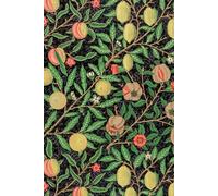 William Morris Fruit Planner Undated Planner Weekly and Monthly: Minimalist Calendar Organizers, goal, to do list