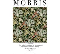 William Morris - imprimé "Golden Lily" PM9447 (40 cm x 50 cm) (Vert)