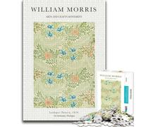 William Morris Leaf Puzzle pour Adultes 300 pièces | Cadeau puzzle: progression pièce après pièce avec un objectif clair pendant le temps libre.