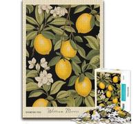 William Morris Lemon Kitchen Puzzle en Bois 500 pièces, Puzzle Adulte | La progression pièce après pièce: une organisation simple du motif pendant une soirée calme.
