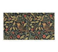 William Morris Lot de 200 classeurs esthétiques à 3 anneaux avec poches Motif oiseau 2,5 cm