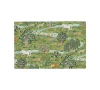 William Morris Lot de 6 sets de table à imprimé floral pour table de salle à manger, décoration de maison, cuisine, vacances, voleur de fraises