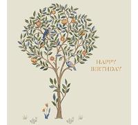 William Morris - Morris & Co. - Superbe design artistique complexe - Carte de vœux d'anniversaire - Intérieur vierge (KELM Scott Tree)