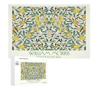 William Morris Pomegranate Fruit : Activité Décorative, 1000 PCS Puzzle Décoratif - pour des Soirées Calmes Et Concentrées