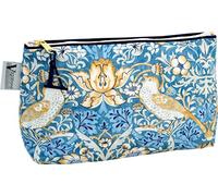 William Morris Sac à Dos Motif Fraise, Bleu, 21cm x 13cm x 6cm, Sac Souple avec Fermeture éclair
