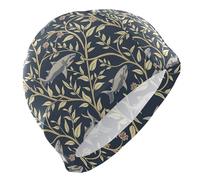 William Morris Shark Floral Maillot de bain pour homme débutant à cheveux courts imperméable pour femme Protection des cheveux et réduction de la traînée Gorras para natacion Mujer