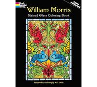 William Morris Stained Glass Coloring Book